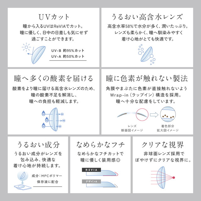 レヴィアワンデー カラー 10枚入 プライベート01 / カラコン通販