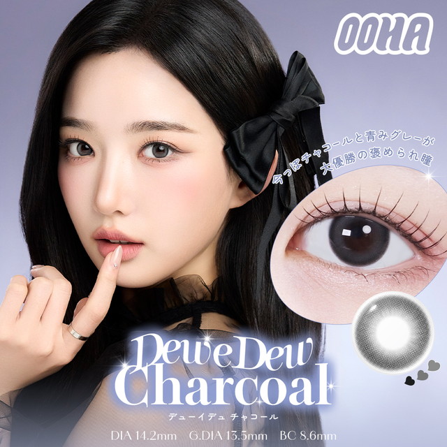 オハ ワンデー 10枚入 チャコール