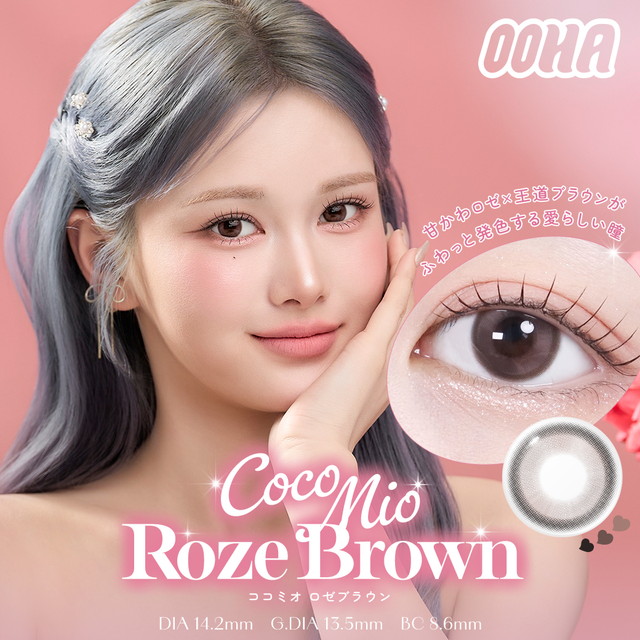 オハ ワンデー 10枚入 ロゼブラウン