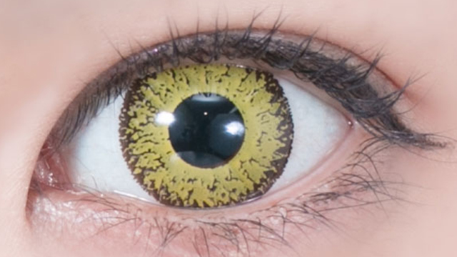 ドルチェコンタクト パーフェクトワンデー 6枚入 雷鳴ミモザイエロー