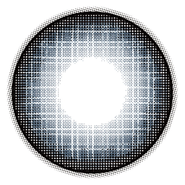 フルーリー Flurryマンスリー 度あり 3枚入り ワッフルチェックグレー