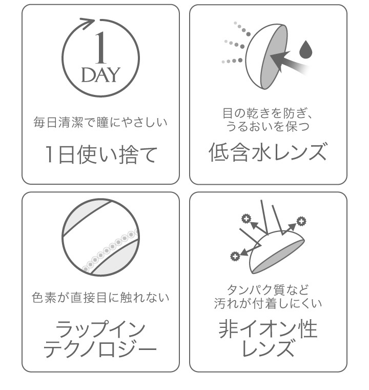 エバーカラーワンデー ルクアージュ EverColor 1day Luquage