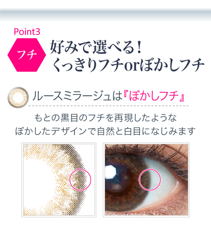 好みで選べる!くっきりフチorぼかしフチ