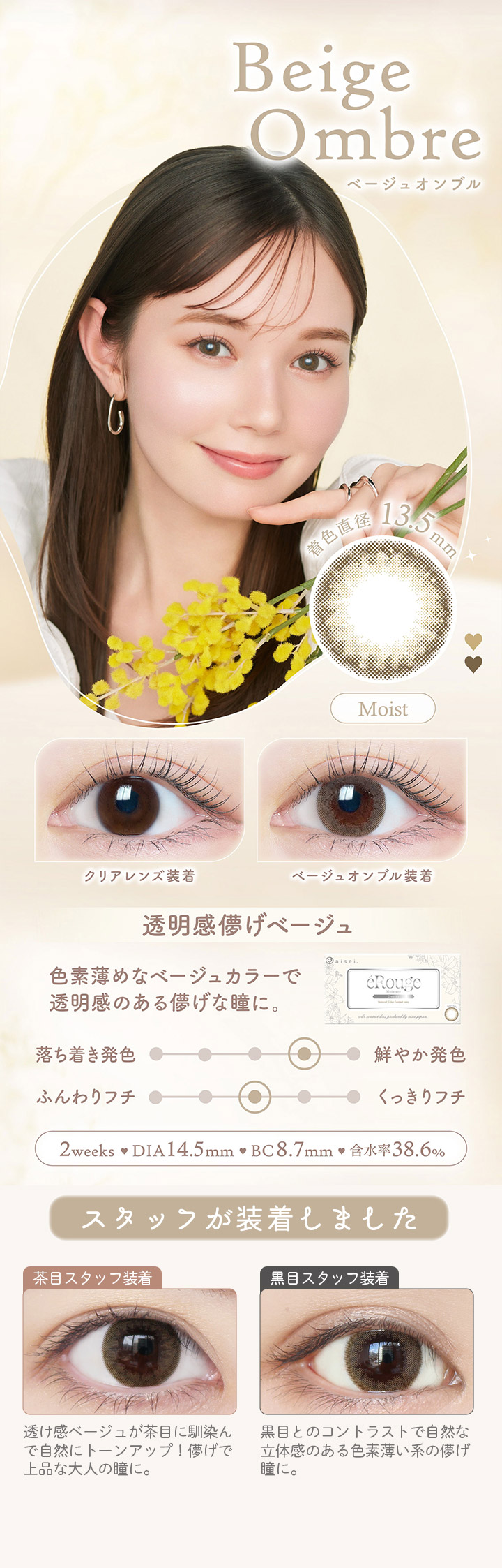 Beige Ombre  ベージュオンブル