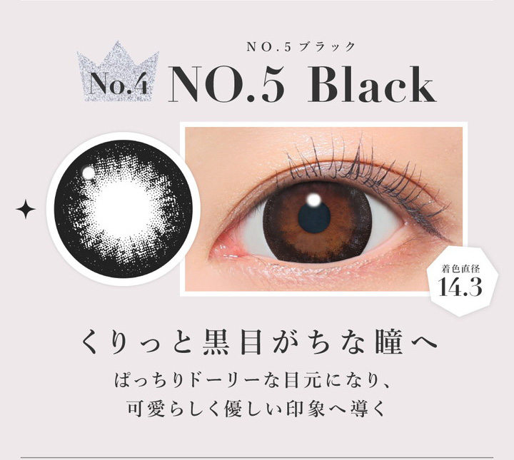 人気NO.4 No.5ブラック