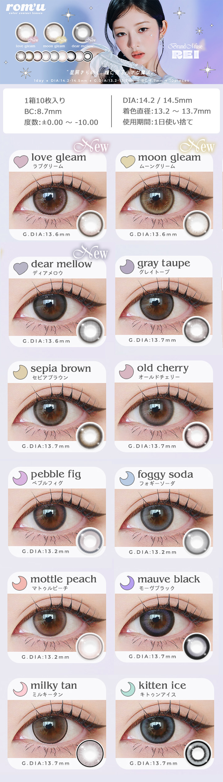 ロミュ ワンデー