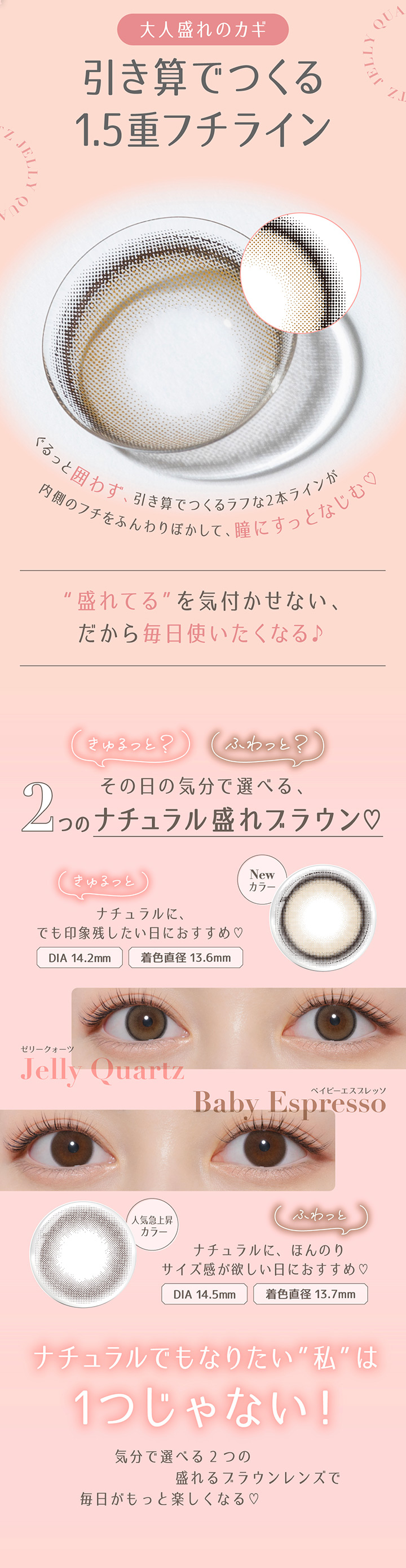 トパーズマンスリー新色 ゼリークォーツ