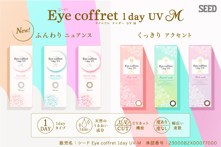 アイコフレワンデーUV M (eye coffret 1day)