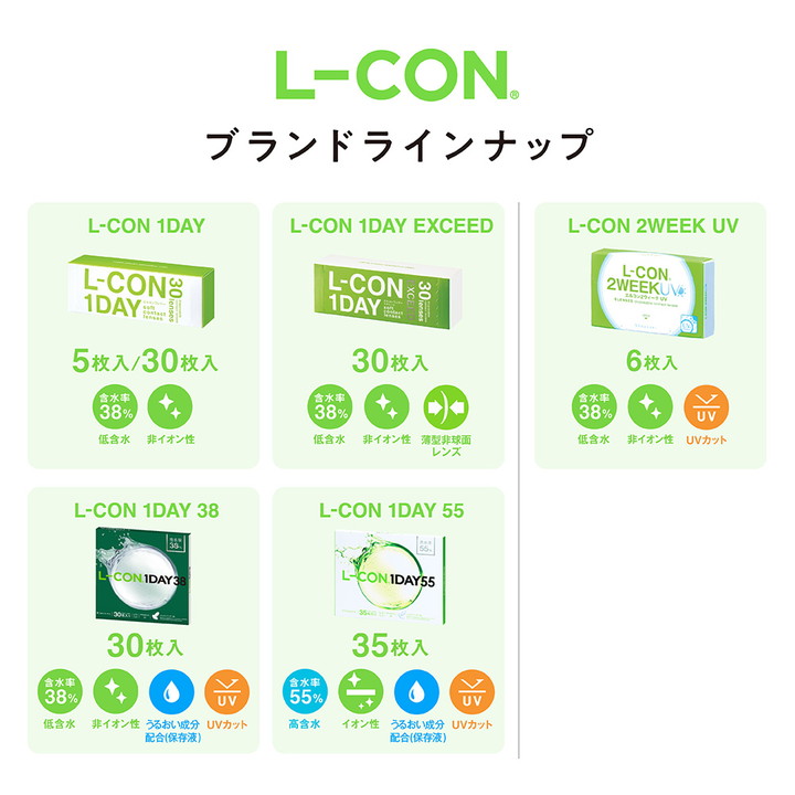 L-CONブランドラインナップ