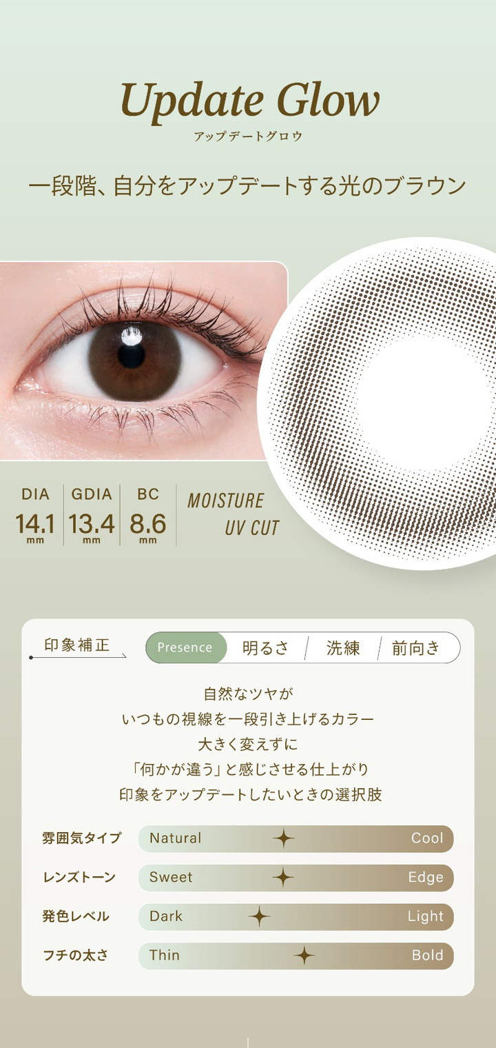 アップデートグロウ Update Glow