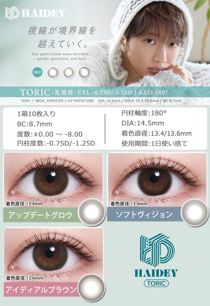 ハイディ ワンデー トーリック