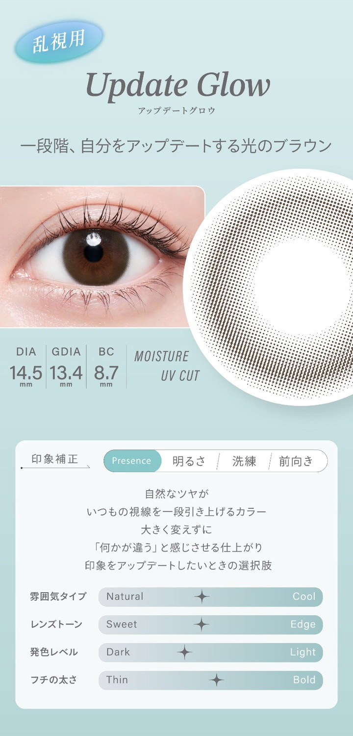 アップデートグロウ Update Glow