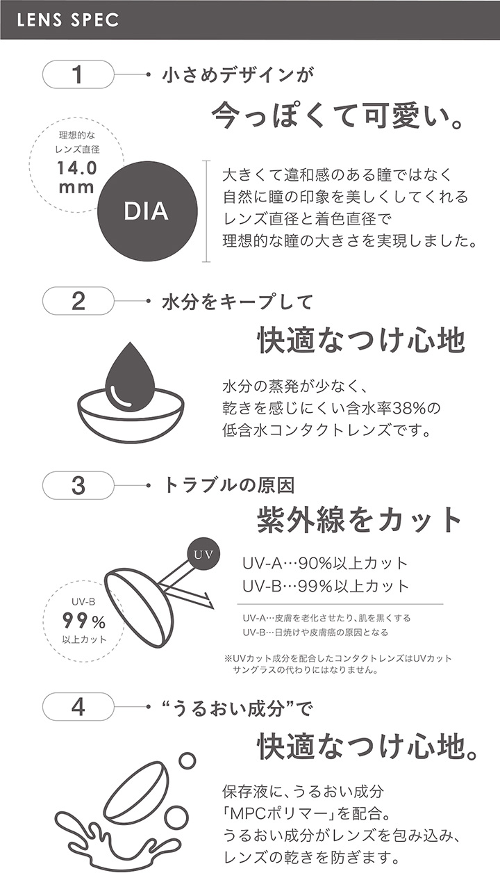 ピエナージュミミジェム マンスリー 2枚入 ミミダイアモンド メール便送料無料 カラコン通販チャームカラーコンタクト