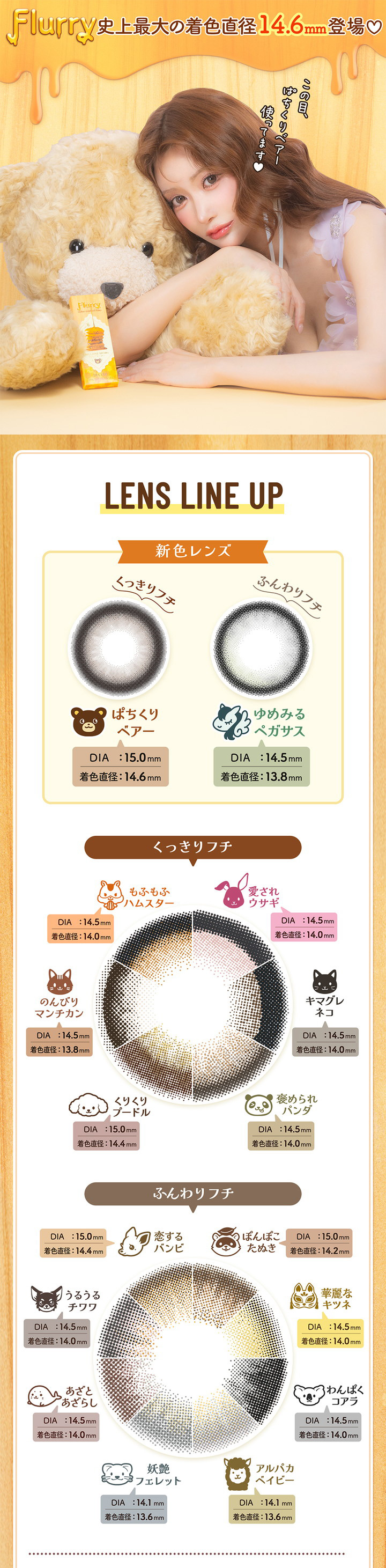 明日花キラライメージモデル ワンデーカラコン Flully by Colors