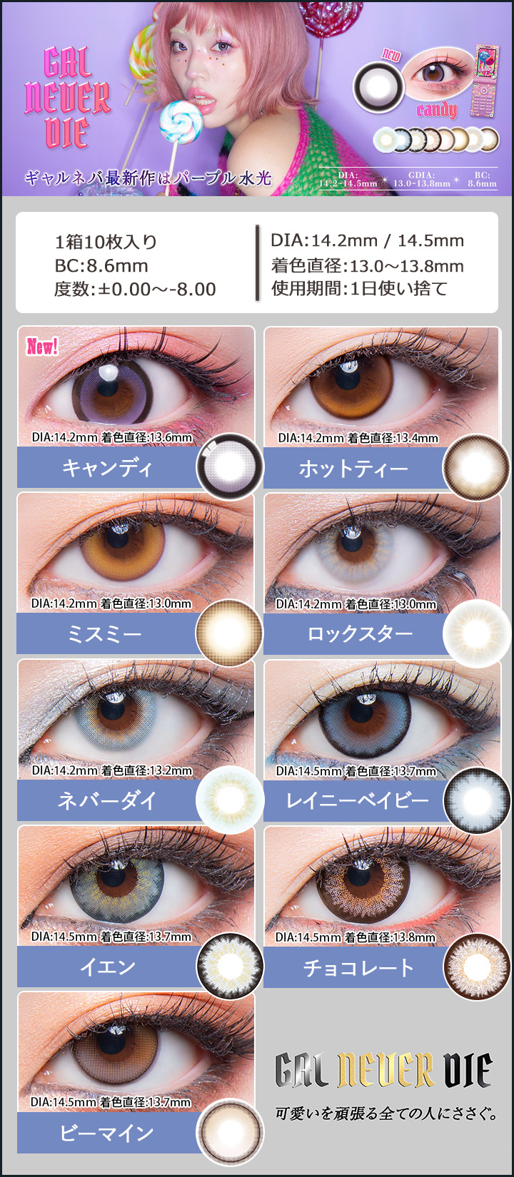 ギャルネバーダイ ワンデー